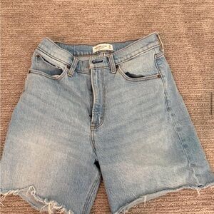 Abercrombie Light Blue Jean Shorts